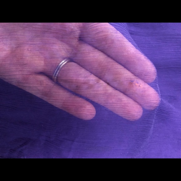 Purple & Gold Silk Dress - Picture 5 of 5